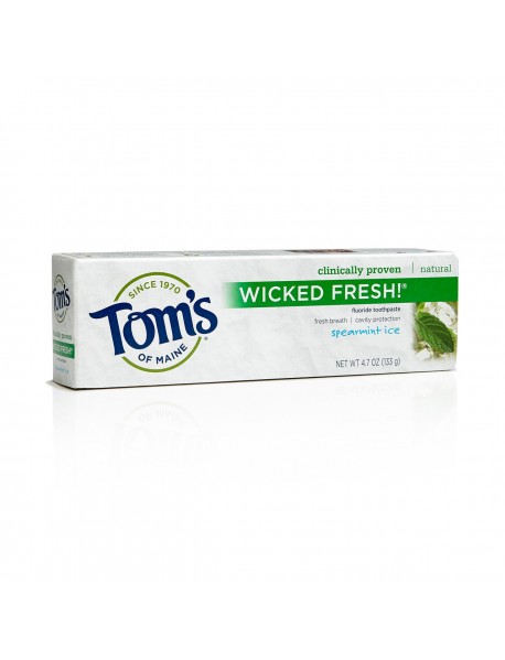 Tom's Of Maine Wicked Fresh! Spearmint Ice Toothpaste (6x4.7 Oz)