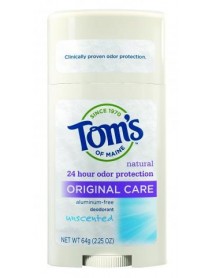 Tom's Of Maine Unscented Natural Deodorant Stick (6x2.25 Oz)