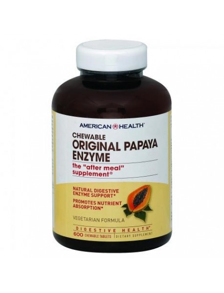 American Health Papaya Enzyme Original (1x600 TAB)