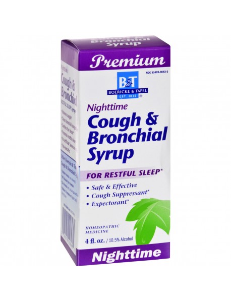 Boericke & Tafel Nighttime Cough & Bronchial Syrup (1x4 Oz)