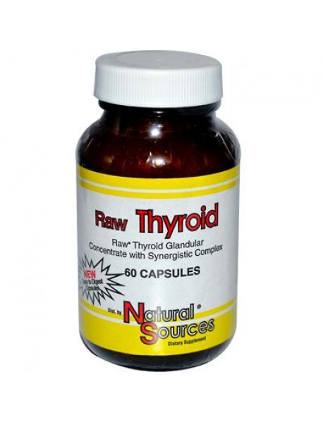 Nature's Source Raw Thyroid (1x60 CAP)