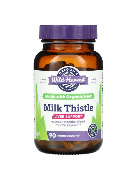 Oregon's Wild Harvest Milk Thstl 80% (1x90VCAP)