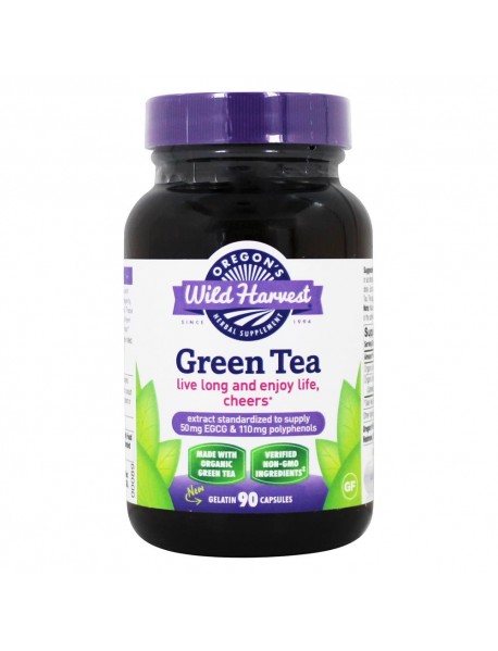 Oregon's Wild Harvest Green Tea (1x90VCAP)