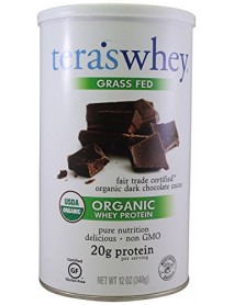 Tera's Whey Organic Dark Chocolate Whey Protein (1x12Oz)