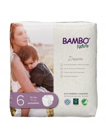 BMBNAT DIAPERS SIZE 6 ( 6 X 24 OZ   )