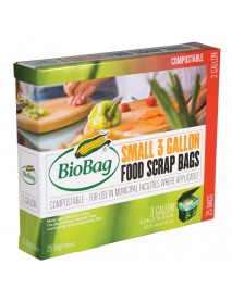 Biobag Compost Waste Bag 3 Gal (12x25 CT)