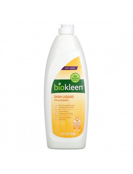 Biokleen Natural Dish Liquid Citrus & Aloe (6x25 OZ)
