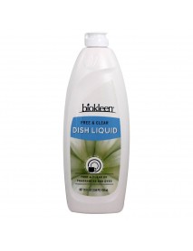 Biokleen Natural Dish Liquid Free & Clear (6x25 OZ)
