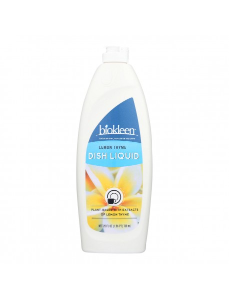 Biokleen Lemon Thyme Natural Dish Liquid (6x25 OZ)
