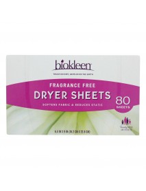 BK DRYER SHEETS FR/CLR ( 6 X 80 CT   )