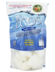 ECOS F&C LAUNDRY PODS  ( 6 X 17.98 OZ   )