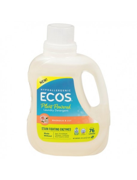 ECOS LNDRY DET MGNL&LILY ( 4 X 70 OZ   )