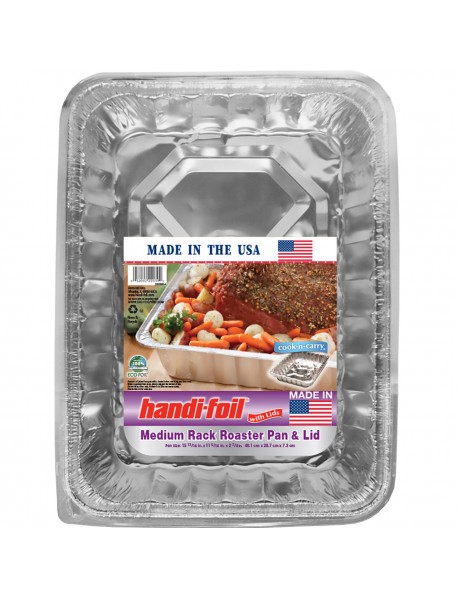 HNDI MED ROASTER W LID ( 12 X 1 CT   )