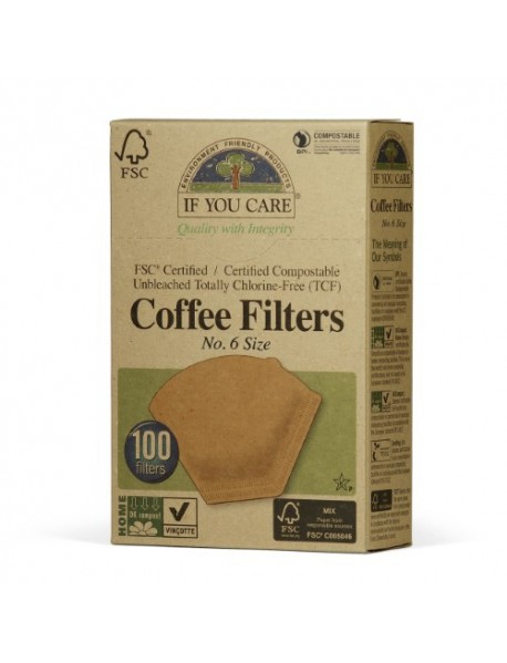 IUC NO 6 COFFEE FILTERS ( 12 X 100 CT   )