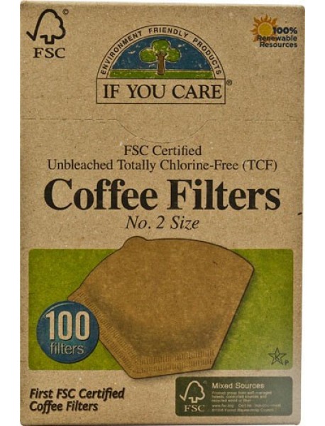 If You Care #2 Cone Brown Coffee Filter (1x100 CT)