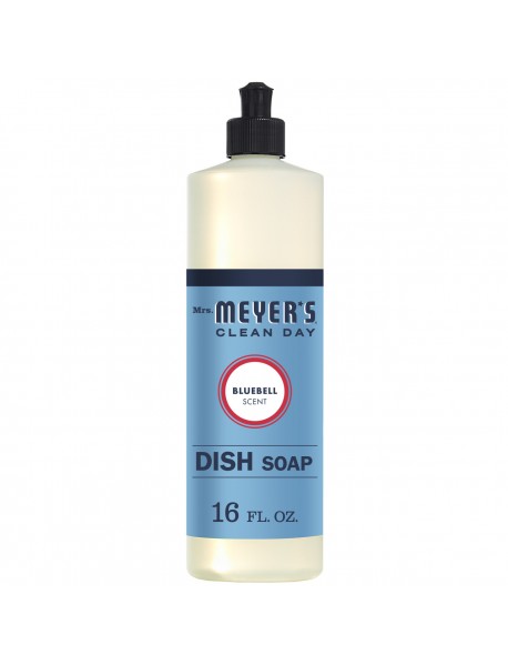 Mrs. Meyers Bluebell Liquid Dishwashing Soap (6x16 Oz)
