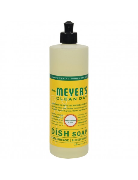 Mrs Meyers Liquid Dish Soap Honeyskl (6x16OZ )