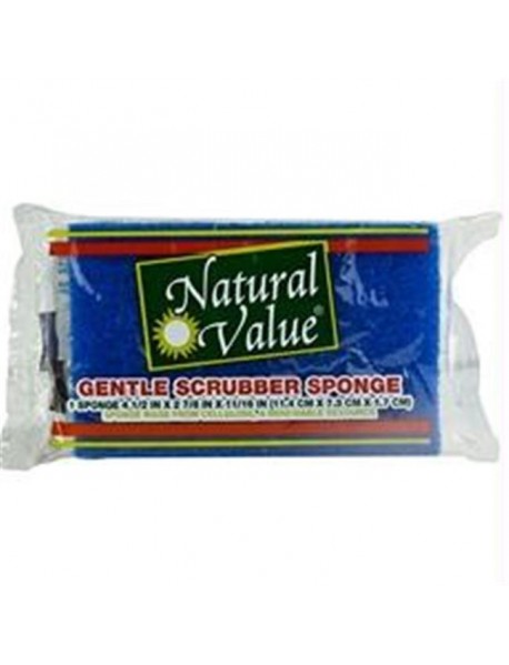 Natural Value Gentle Scrubber Sponge (24x1CNT )