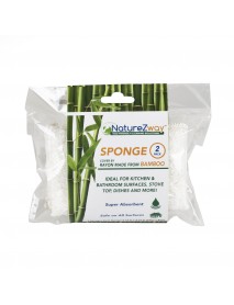 NATZWY BAMBOO SPONGE 2PK ( 12 X 12 CT   )