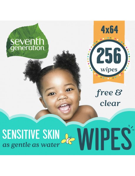 Seventh Generation F&C Baby Wipe Refil (3x256 CT)