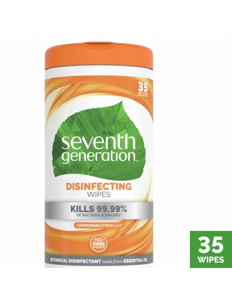 Seventh Generation Disinfecting And Cleaning Wipes (12x35 CT)