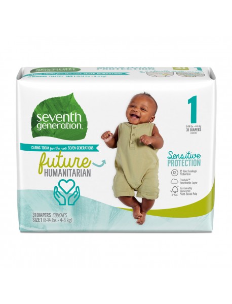 7 GEN DIAPERS STAGE 1 ( 4 X 31 CT   )