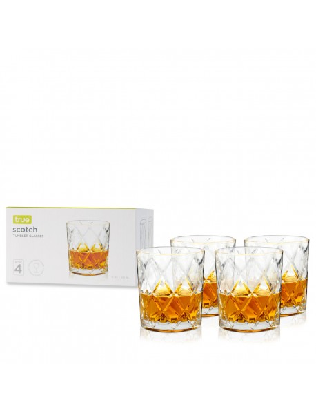 TRUE SCOTCH GLASSES      ( 4 X 4 CT   )