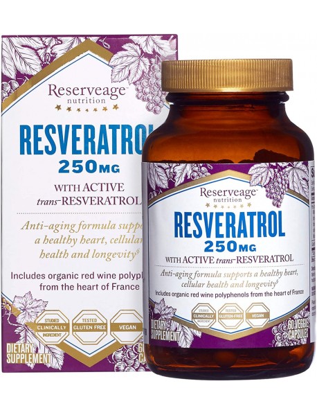 RSRVEAGE RESVERATROL 250 (1x60.00)