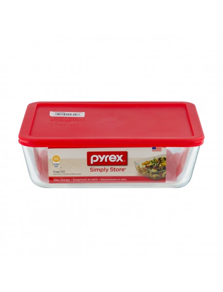 PYREX 11CUP RECT STRG PL (2x1.00)