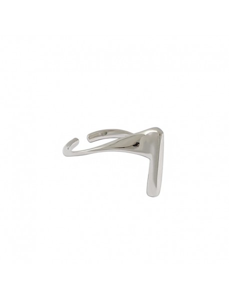 Holiday One Strip Simple 925 Sterling Silver Adjustable Ring
