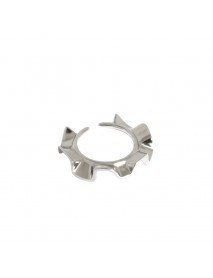 Bridesmaid Irregular Wave Sunshine 925 Sterling Silver Adjustable Ring