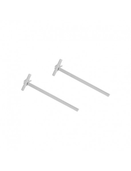 Simple Letter T 925 Sterling Silver Stud Earrings