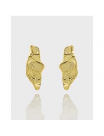 Geometry Irregular Pods 925 Sterling Silver Stud Earrings