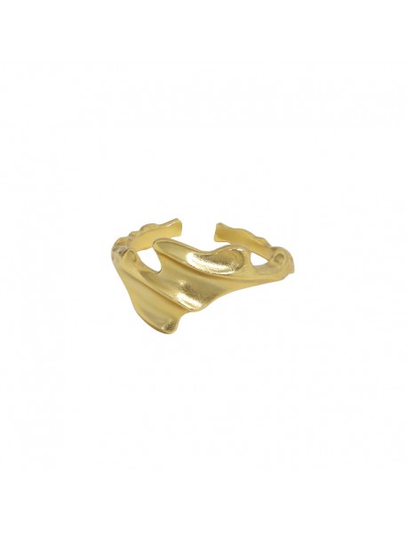 Geometry Irregular Triangle Simple 925 Sterling Silver Adjustable Ring