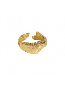 Party Irregular Pattern 925 Sterling Silver Adjustable Ring