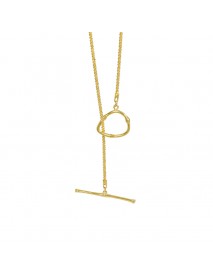 Office Popcorn Chain OT Shape 925 Sterling Silver Necklace