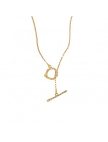 Office Irregular OT Shape 925 Sterling Silver Necklace