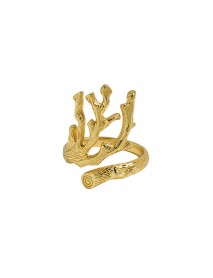 Party Irregular Branch 925 Sterling Silver Adjustable Ring