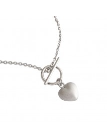 Office OT Heart 925 Sterling Silver Necklace
