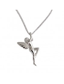 Women Guardian Angel 925 Sterling Silver Necklace