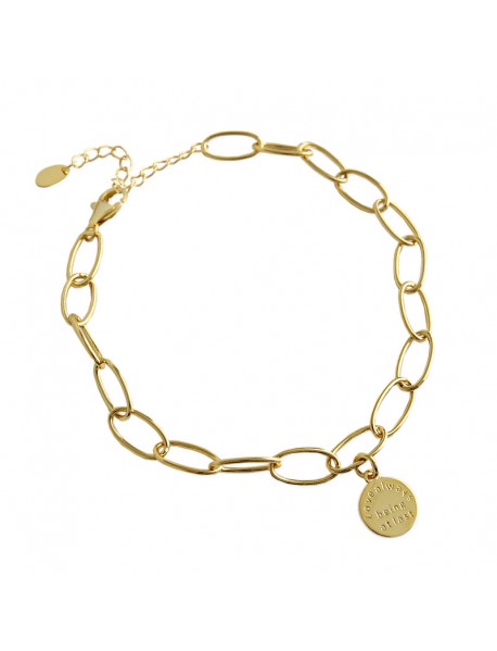 Love always being at last Letters Chain 925 Sterling Silver Anklet