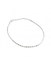 Simple Tube Beads 925 Sterling Silver Bracelet