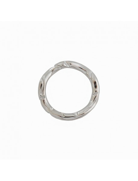 Simple Irregular Wave New 925 Sterling Silver Ring