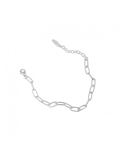 Classic Hollow Chain New 925 Sterling Silver Bracelet