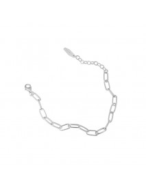 Classic Hollow Chain New 925 Sterling Silver Bracelet