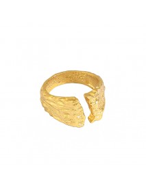 Party Irregular Geometry 925 Sterling Silver Adjustable Ring