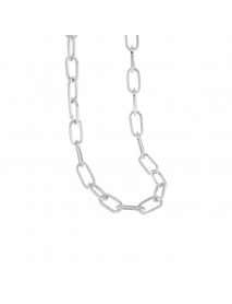 Students Hollow Chain 925 Sterling Silver Choker Necklace