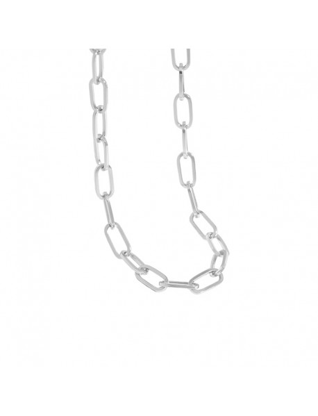 Students Hollow Chain 925 Sterling Silver Choker Necklace