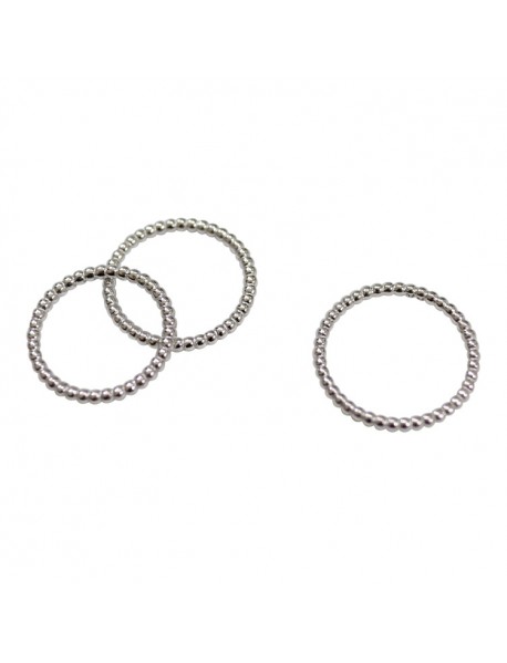 New Beads Friend's 925 Sterling Silver Adjustable Ring