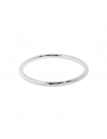 Minimalist 4.2mm S990 Sterling Silver Bangle